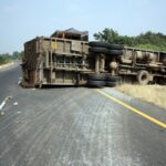 Overturned Truck